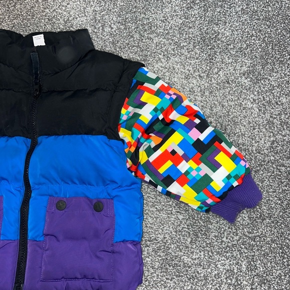LEGO PUFFER KIDS COAT ZIP OFF SLEEVES VEST - Picture 6 of 9